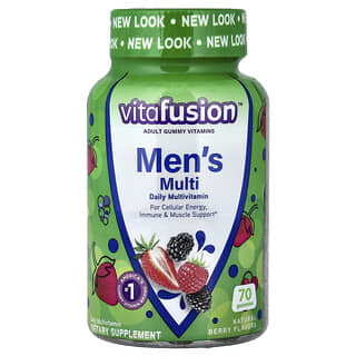 VitaFusion, Men's Multi Gummies, Natural Berry, 70 Gummies