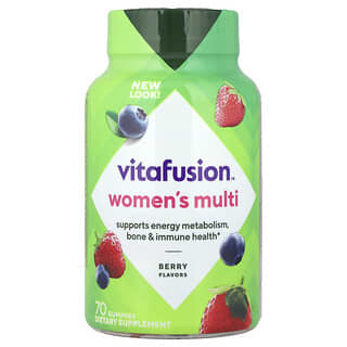 VitaFusion, Gommes multivitamines pour femmes, Baies, 70 gommes