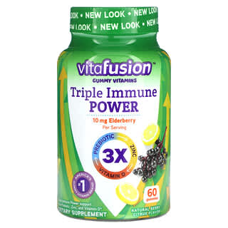 VitaFusion, Triple Immune Power, Natural Berry Citrus, 60 Gummies