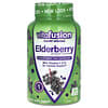 Gummy Vitamins, Elderberry, With Vitamins C & D for Immune Support, Natural Berry, 90 Gummies