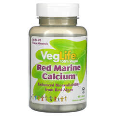 VegLife, Red Marine Calcium, 90 Tablets