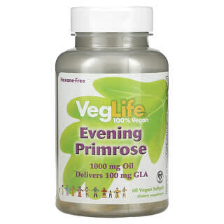 VegLife, Onagre, 60 capsules vegan à enveloppe molle