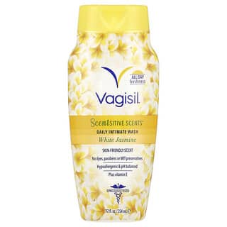 Vagisil, Scentsitive Scents®, ежедневное средство для интимной гигиены, белый жасмин, 354 мл (12 жидк. Унций)