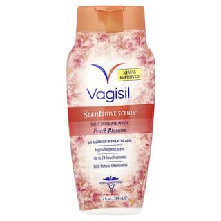 Vagisil, Scentsitive Scents, 데일리 인티메이트 워시, 피치 블라썸, 354ml(12fl oz)