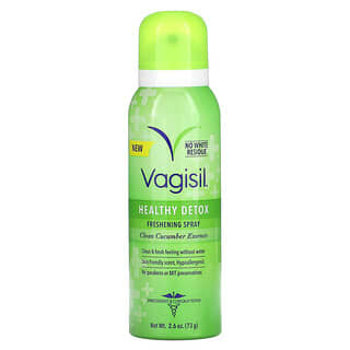Vagisil, Healthy Detox, Freshening Spray, Clean Cucumber Essence , 2.6 oz (73 g)