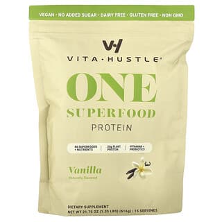 VitaHustle, One Superfood Protein, Vanilla, 1.35 lbs (616 g)