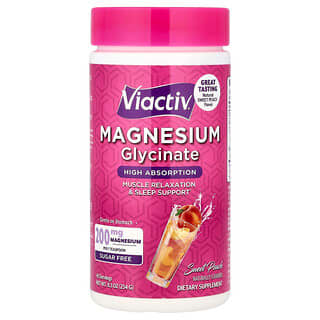 Viactiv, Magnesium Glycinate, Sugar Free, Natural Sweet Peach, 8.3 oz (234 g)