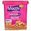 Calcium + renforcement des os, Formule Max, Caramel riche, 60 friandises molles à mâcher