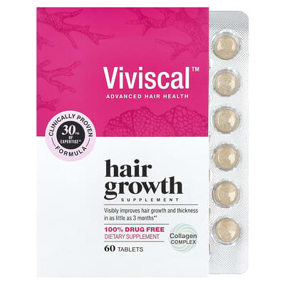 Viviscal, Hair Growth Supplement, 60 Tablets