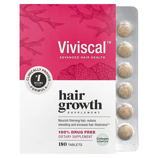 Viviscal, 모발 성장 보충제, 180정
