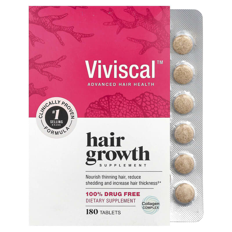 ヴィヴィスカル　Viviscal  180 Viviscal PRO Hair Growth Supplements – 180 Tablets | 90-Day Supply