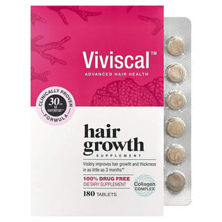 Viviscal, Hair Growth Supplement, 180 Tablets