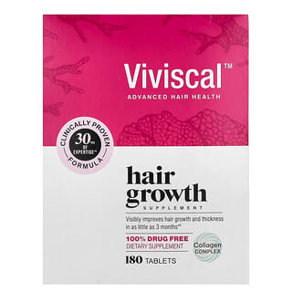 Viviscal, Hair Growth Supplement, 180 Tablets