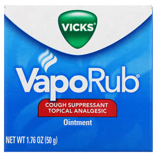 Vicks, VapoRub, Ungüento analgésico tópico para la tos, 50 g (1,76 oz)