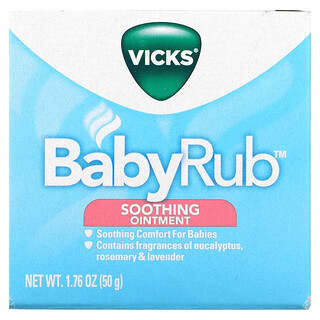 Vicks, BabyRub（ベビーラッブ）、Soothing Ointment、50g（1.76オンス）