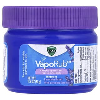 Vicks, VapoRub, Мехлем, Лавандула, 1,76 унции (50 г)