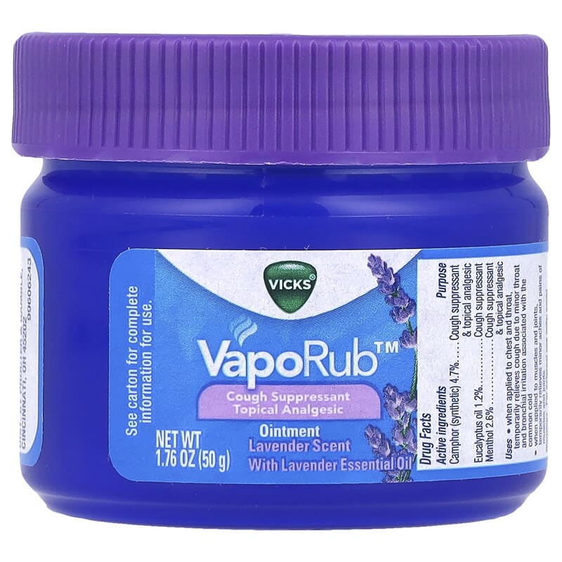 VapoRub™（ヴェポラッブ）、Ointment、ラベンダー、50g（1.76オンス）