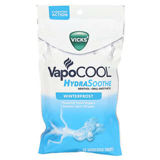Vicks, VapoCool, HydraSoothe, Winterfrost, 50 Medicated Drops