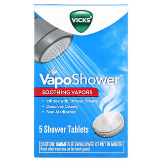 Vicks, VapoShower, Soothing Vapors, 5 Shower Tablets