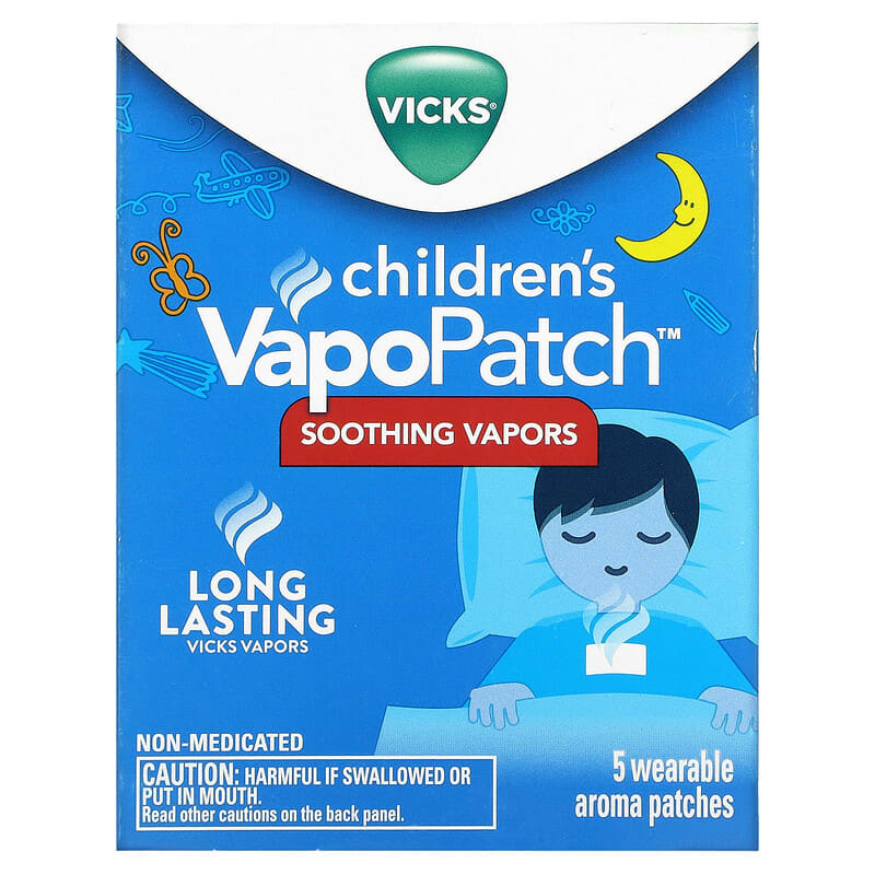VapoPatch para niños, 5 parches aromáticos para colocar sobre la ropa