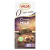 Valor, 0% Sugar Added, Creamy Milk Chocolate with Hazelnut Cream Filling, 3.5 oz (100 g)