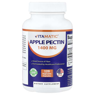 Vitamatic, Apple Pectin, 120 Veggie Capsules (700 mg per Capsule)