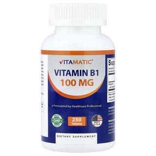 Vitamatic, Vitamin B1, 100 mg, 250 Tablets