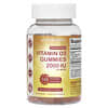 Жевательные таблетки с витамином D3, натуральный персиковый вкус, 2000 МЕ (50 мкг), 120 жевательных таблеток