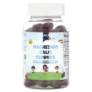 Vitamatic, Kids, Magnesium Calm Gummies, Natural Raspberry, 60 Gummies