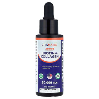 Vitamatic, Liquid Biotin & Collagen, 2 fl oz (60 ml)