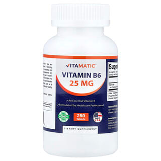 Vitamatic, Витамин B6, 25 мг, 250 таблеток