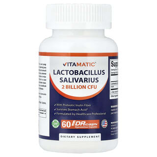 Vitamatic, Lactobacillus Salivarius, 60 DRCaps®