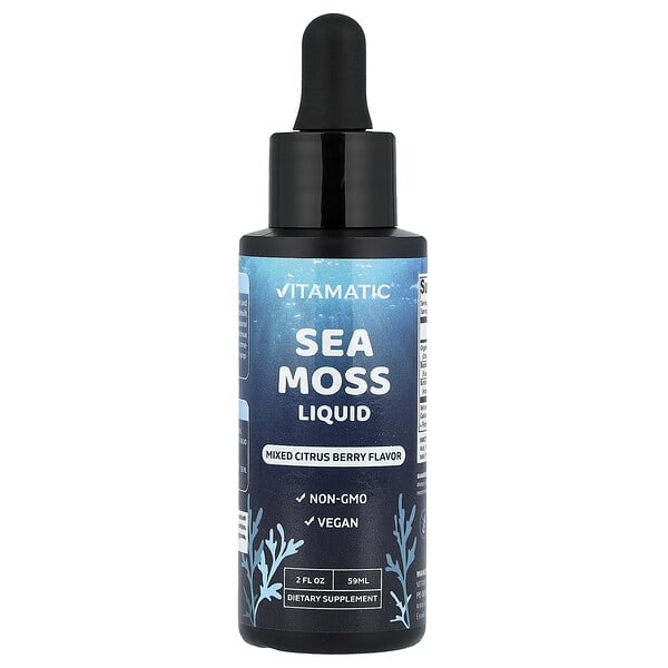 Sea Moss Liquid, Mixed Citrus Berry, 2 fl oz (59 ml)