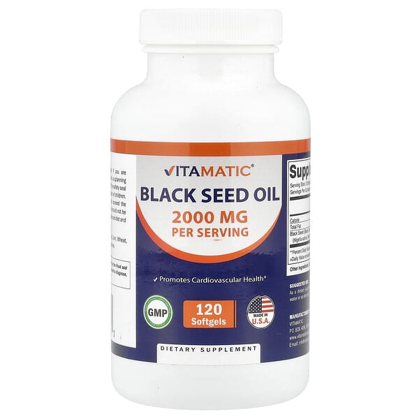 Black Seed Oil, 120 Softgels (1,000 mg per Softgel)