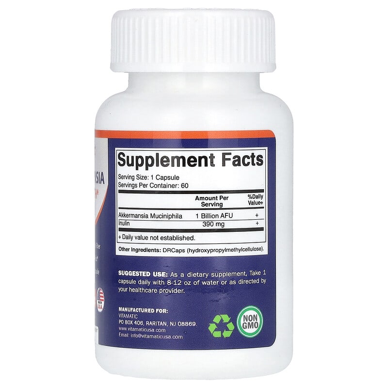 Probiotiques Pendulum Akkermansia - 2 Packs De 30 Gélules (60 Total) - Pour La Santé Intestinale