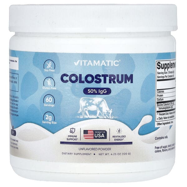 Colostrum, Unflavored, 4.23 oz (120 g)