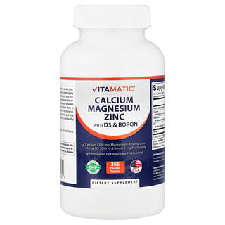 Vitamatic, Kalsium, magnesium, sinkki, D3 ja boori, 365 päällystettyä tablettia