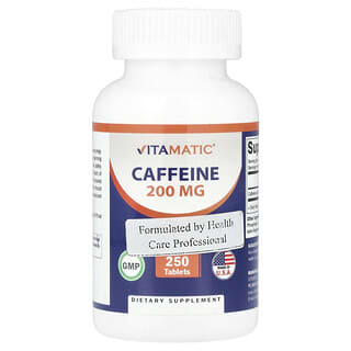 Vitamatic, Caffeine, Koffein, 200 mg, 250 Tabletten