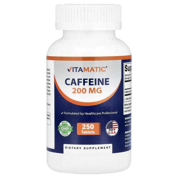 Vitamatic Caffeine, 200 mg, 250 Tablets