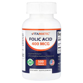 Vitamatic, Kyselina listová, 400 μg, 500 tablet