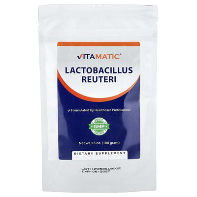 Vitamatic, Lactobacillus reuteri, 3.5 oz (100 g)