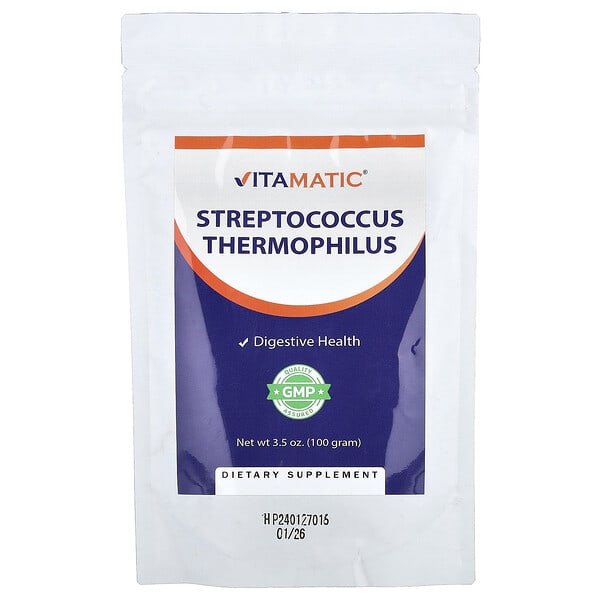 Vitamatic, 스트렙토코커스 써모필러스, 100g(3.5oz)