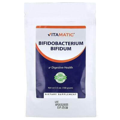 Vitamatic, Bifidobacterium bifidum, 3.5 oz (100 g)
