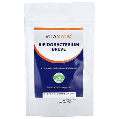 Vitamatic, Bifidobacterium Breve, 3.5 oz (100 g)
