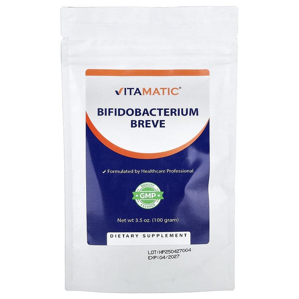 Vitamatic, 비피도박테리움 브레브, 100g(3.5oz)