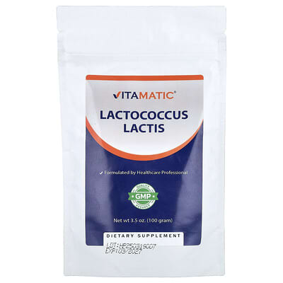 Vitamatic, Lactococcus lactis, 3.5 oz (100 g)