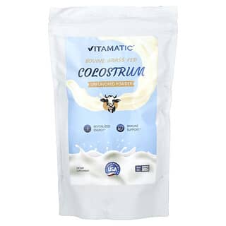 Vitamatic, Colostrum bovin nourri à l'herbe, non aromatisé, 454 g