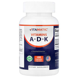 Vitamatic (비타매틱), 비타민A, D, K, 베지 캡슐 180정