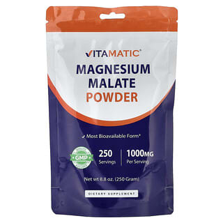 Vitamatic, Malato de magnesio en polvo, 250 g (8,8 oz)