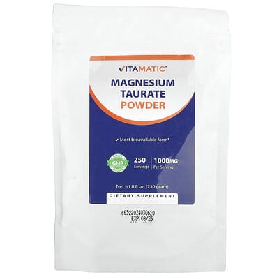 Vitamatic, Magnesium Taurate Powder, 8.8 oz (250 g)